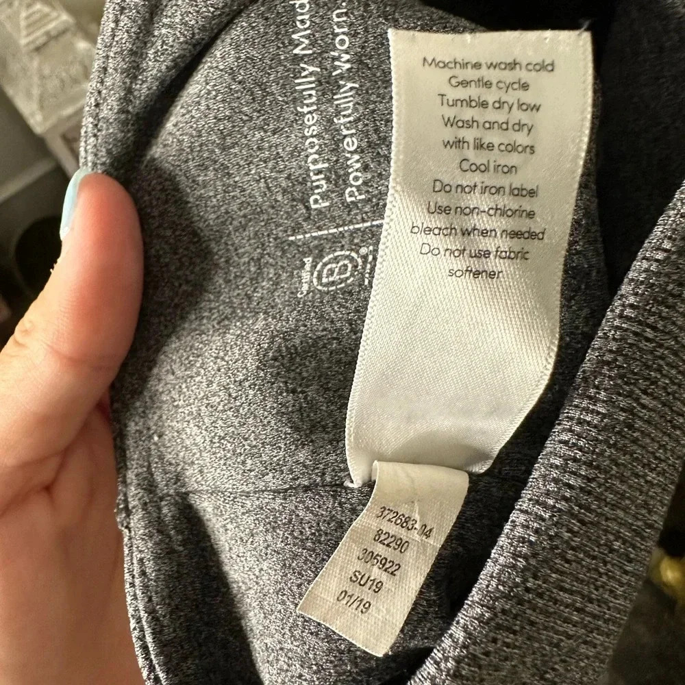 Athleta Barre Kickeflare legging size Xxs gray slit hem athleisure leggings - Picture 5 of 5